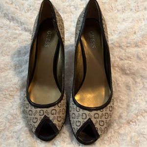 Guess monogram heels